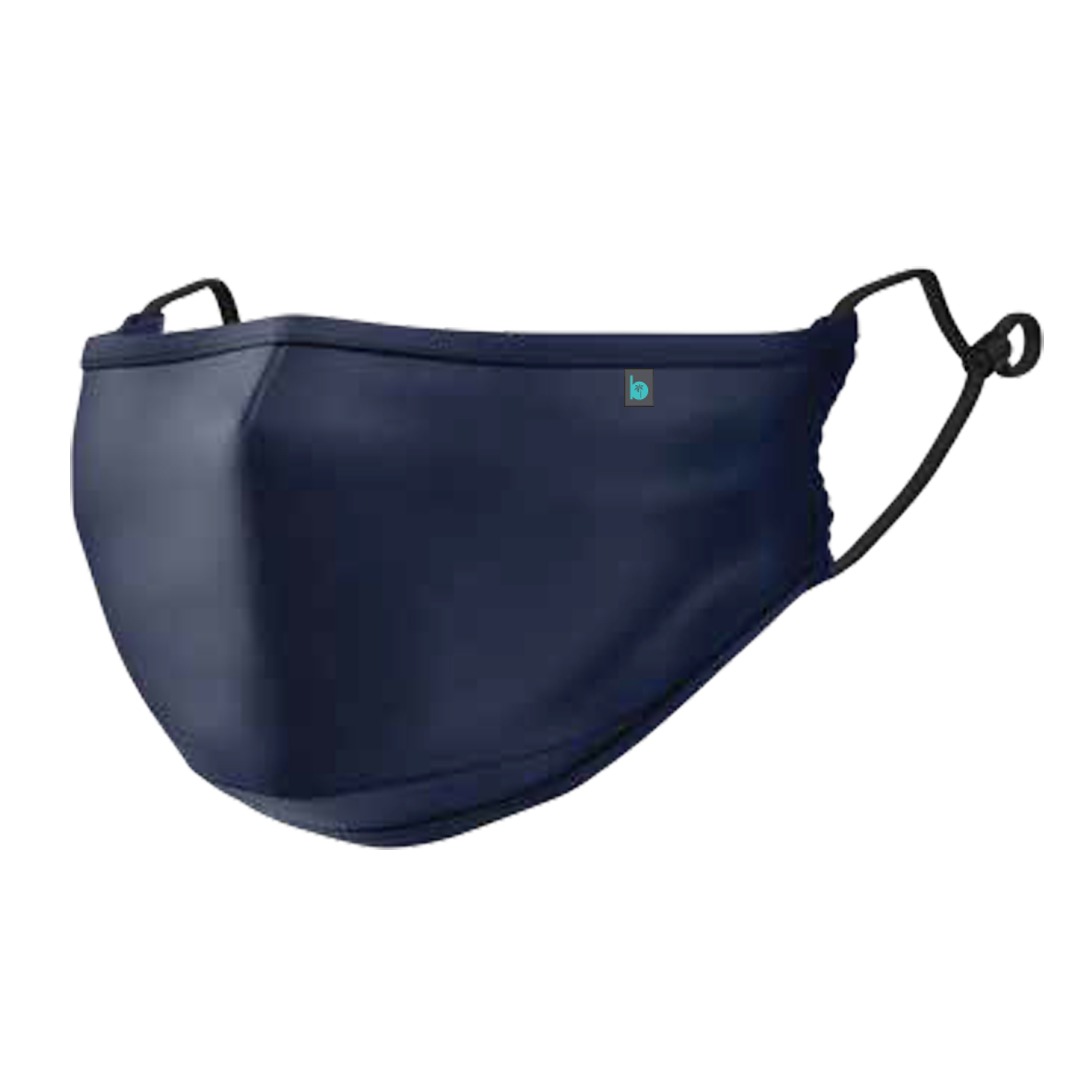 Adjustable Cotton Face Mask - Navy