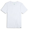 White Cotton Crew Shirt NEW
